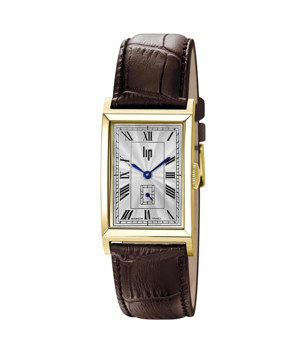 LIP Watch Churchil T24 Crocodile Leather Brown 671928 - Quartz