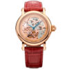 Rose Gold Seagull Skeleton Montre