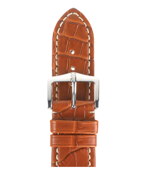 HIRSCH VISCOUNT ALLIGATOR BRUN OR