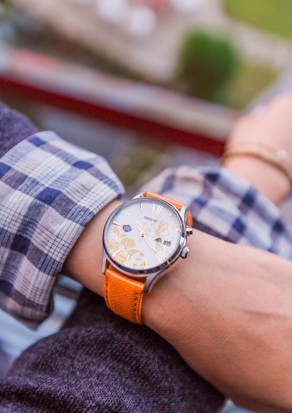 Orient Orange Happy Stream watch