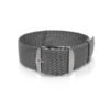 Perlon strap bracelet grey gris Perlon strap bracelet grey gris