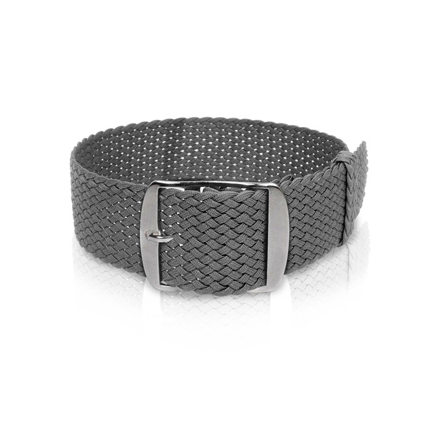 Perlon strap bracelet grey gris Perlon strap bracelet grey gris