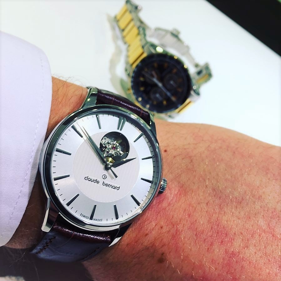 claude bernard classic automatic open heart