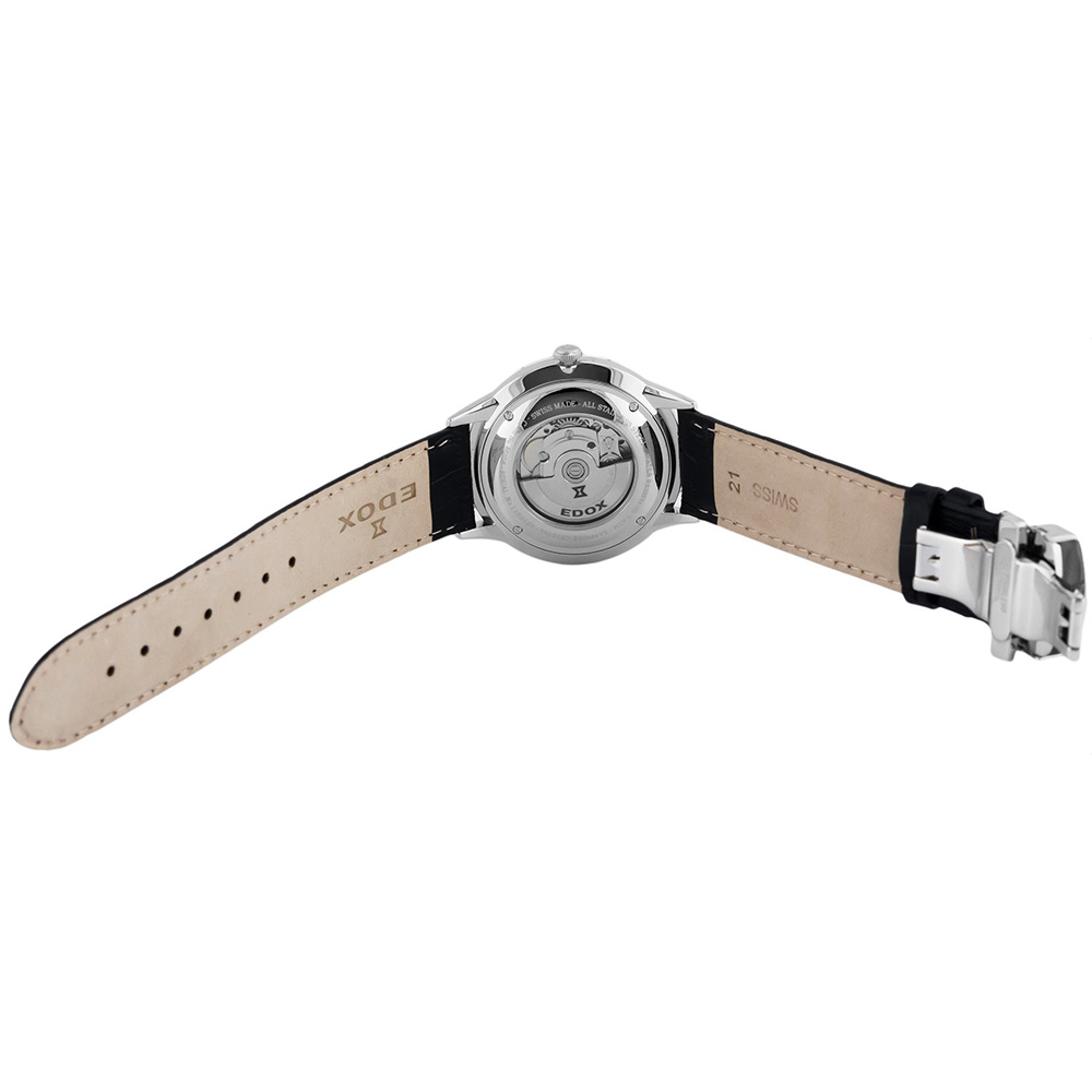 EDOX Les Vauberts classic black 80106 3C NIN - automatic watches