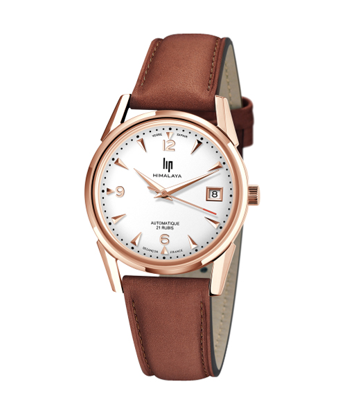 LIP Himalaya 35 mm open heart automatic watch 671652