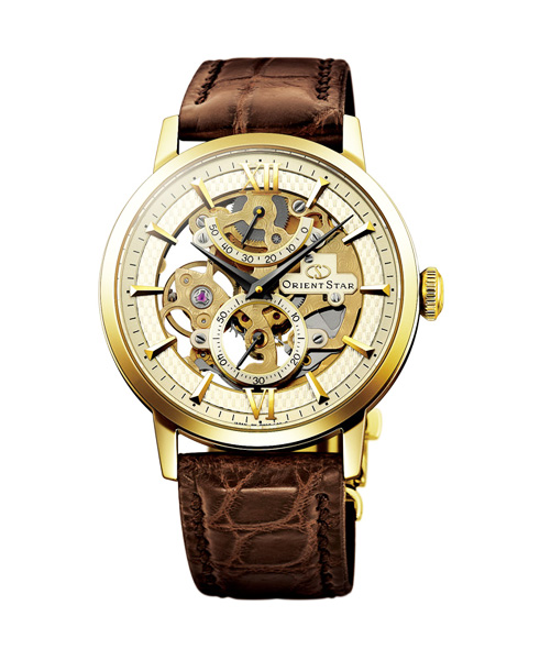 modern skeleton watch