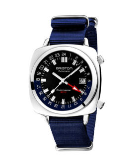 BRISTON CLUBMASTER GMT TRAVELER STEEL