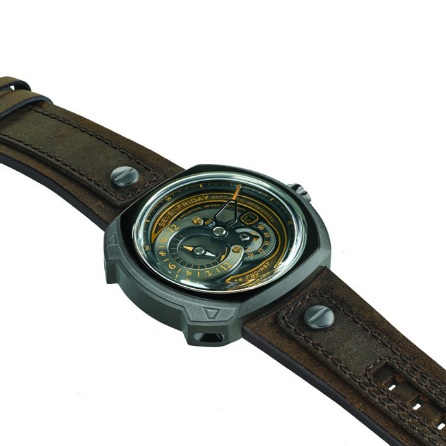 SEVEN FRIDAY Q2/03 Choo-Choo automatic watch