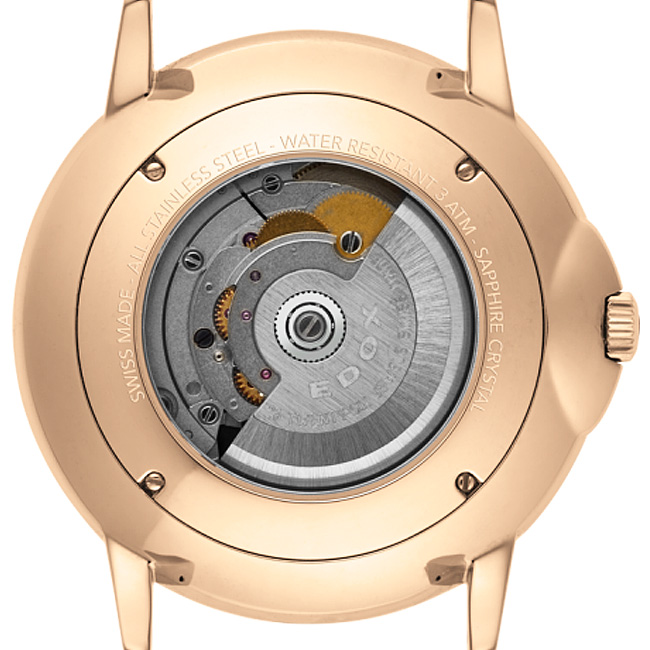 Edox Les Bémonts Open Vision Silver 85021 37R AIR