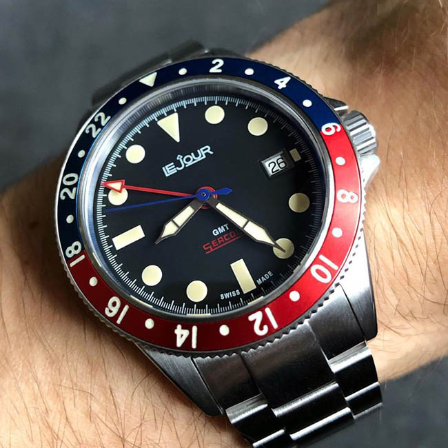 Le Jour Seacolt GMT LJ-SC-005 Pepsi - automatic watches