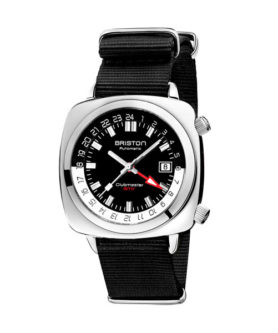 BRISTON CLUBMASTER GMT TRAVELER STEEL