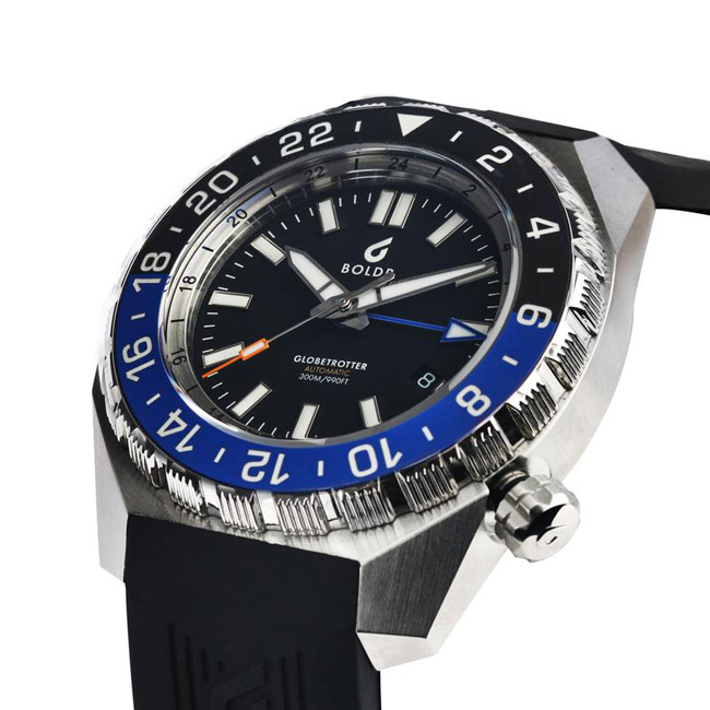 boldr globetrotter gmt blue black Conteenium 3