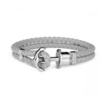 Paul Hewitt Bracelet Ancre Phrep Doré Nylon Noir