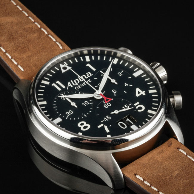 Alpina Pilot Chronograph Big Date AL-372N4S6 - Official Dealer