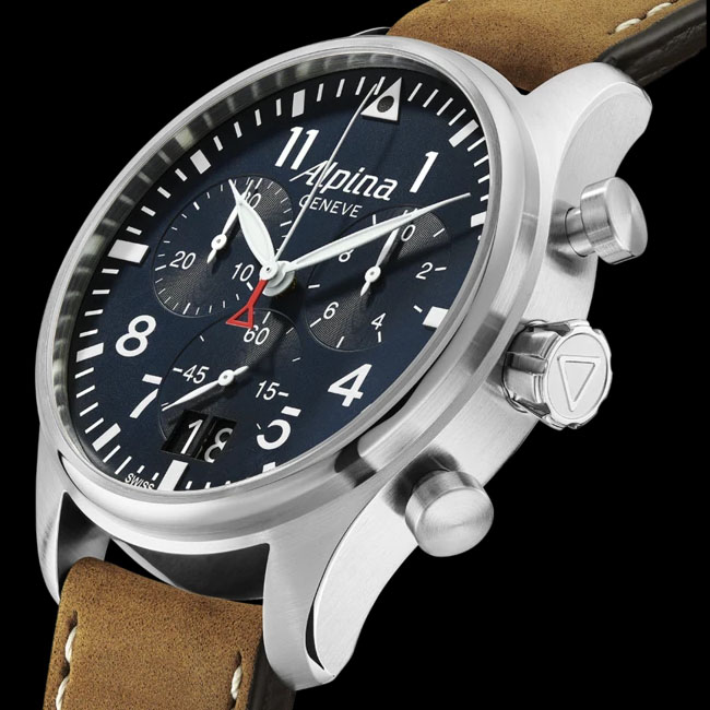 アルチビオ Alpina Pilot Chronograph Big Date AL-372N4S6 - Official Dealer