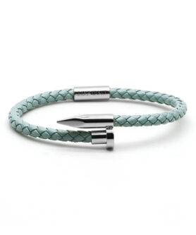 DUVERNET BRACELET SCREW LOVE BLUE SILVER
