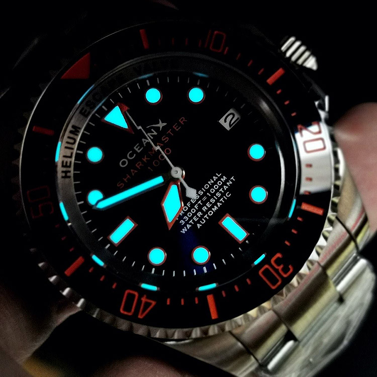 Ocean X Sharkmaster 1000 SMS1082 - automatic watches divers