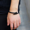 Bracelet Clou de coeur Onyx Bleu Conteenium 2