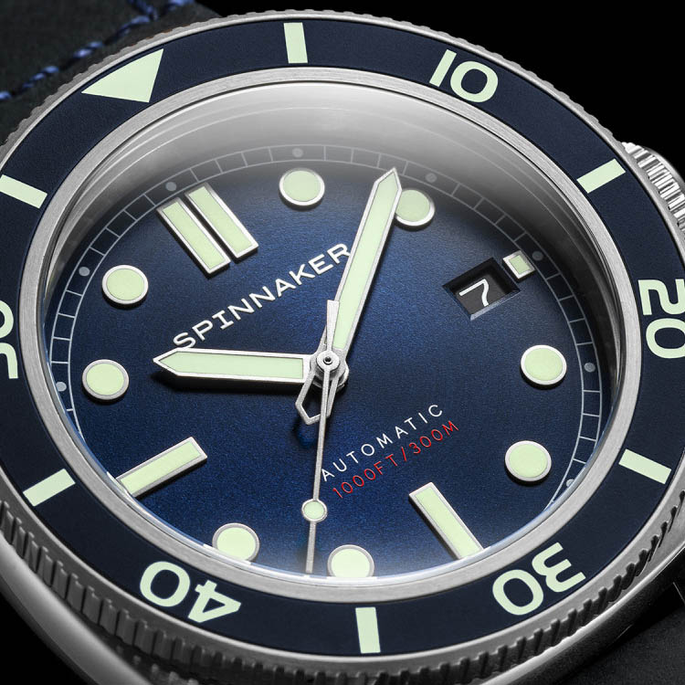 Spinnaker Hull Diver SP-5088-02 Blue Automatic watches