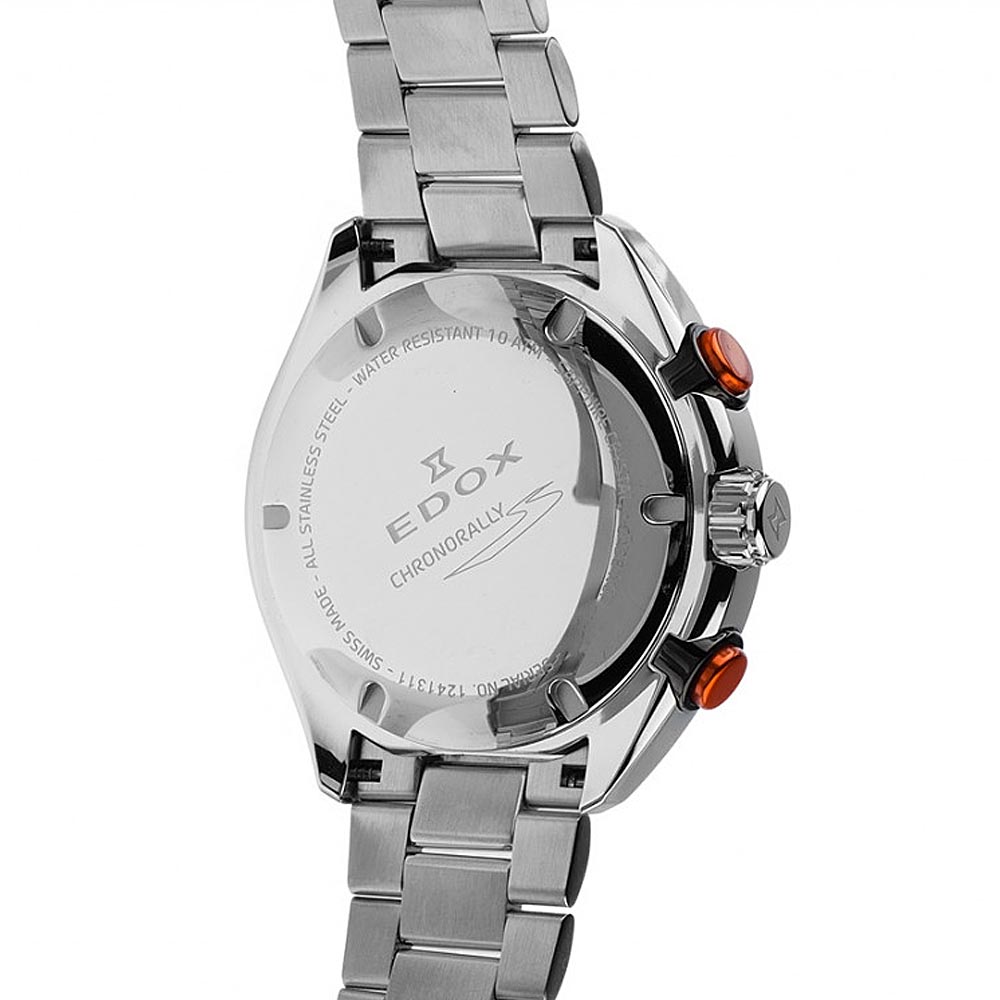 Edox Chronorally-S Chronograph 08005-3NOM-NOO automatic