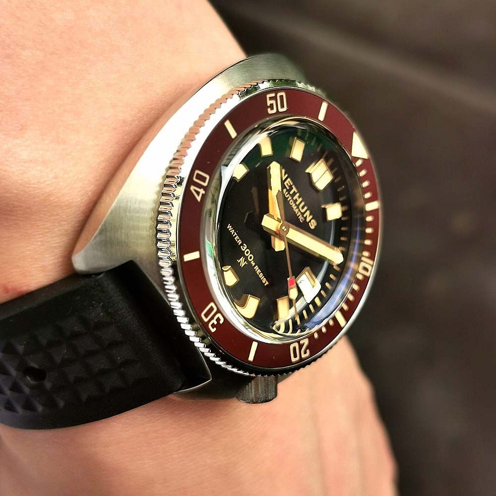 時計 NETHUNS AQUA STEEL 300 AS301 Nethuns Aqua AS301 Steel - automatic watches divers