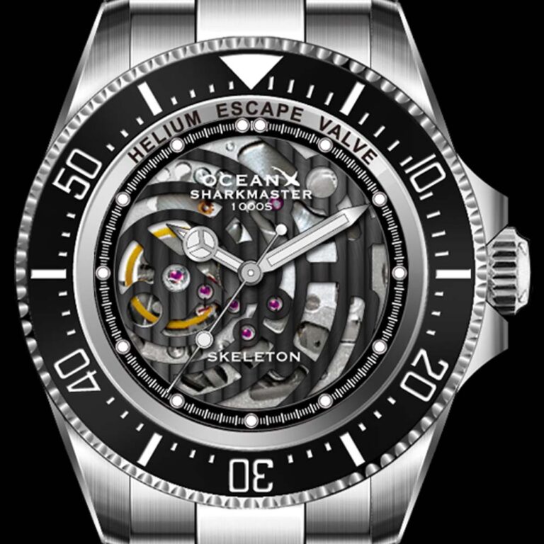 Ocean X Sharkmaster 1000 Skeleton SMS1011S - automatic watches