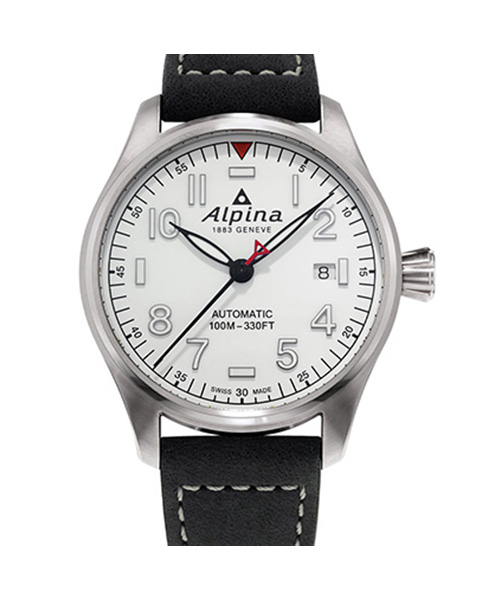 startimer pilot automatic white al 525s3s6 alpina