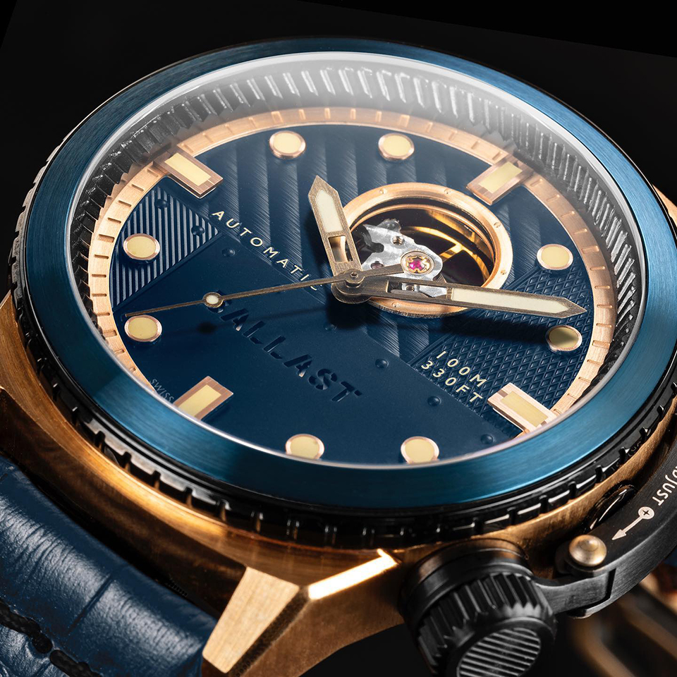 Watch BALLAST TRAFALGAR OPAL BLUE - BL-3136-01 - Swiss Automatic