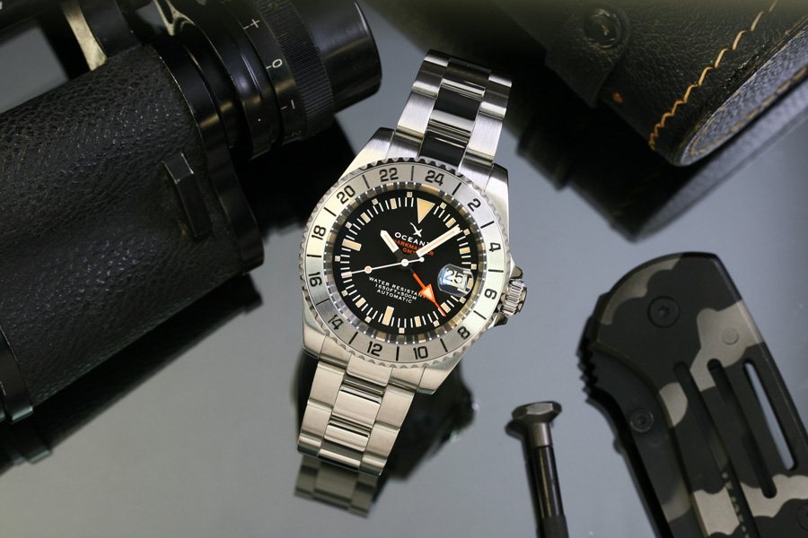 Ocean X Sharkmaster SMS-GMT-501 - automatic watches divers
