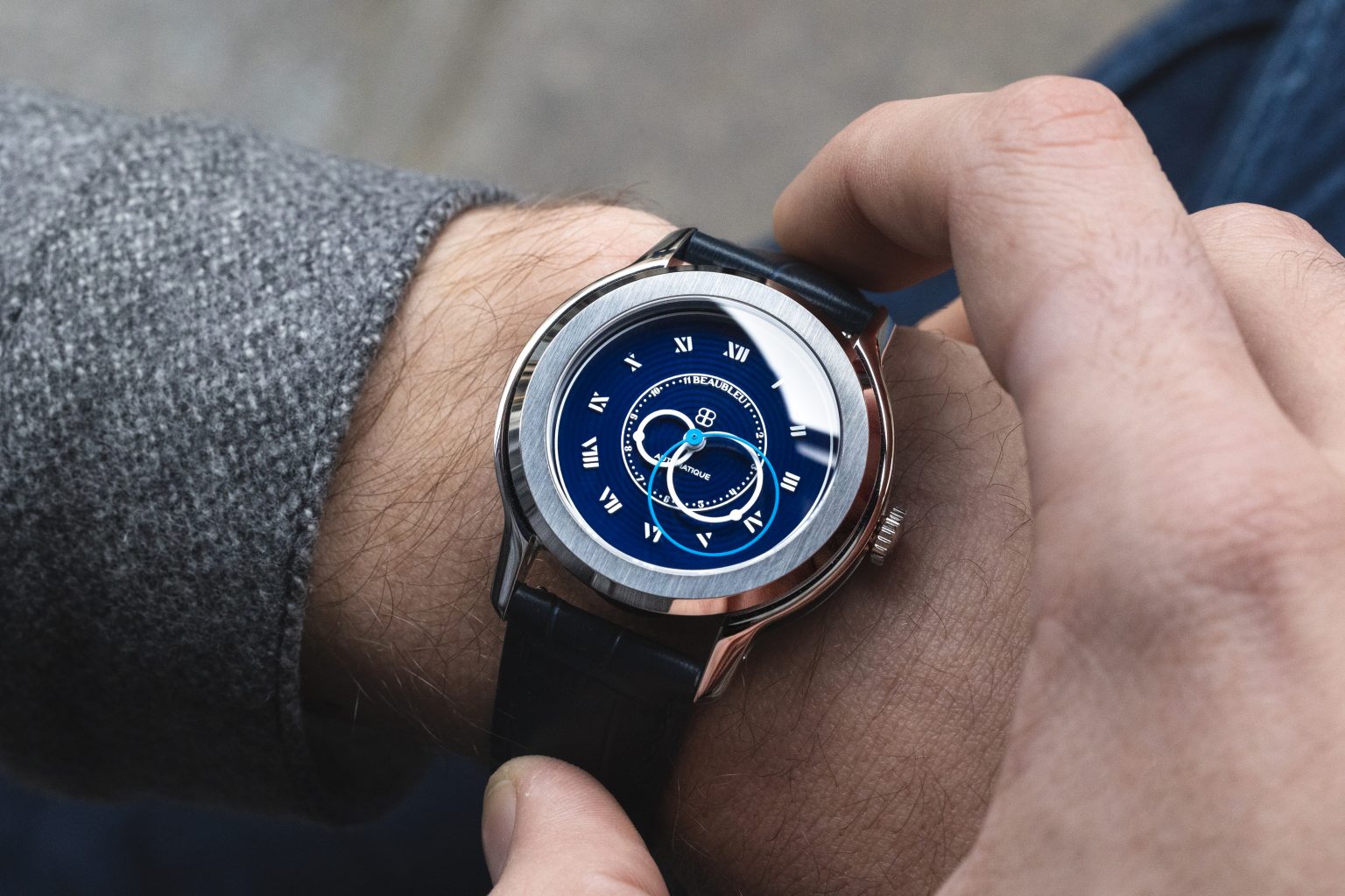 Beaubleu Vitruve Origine Leather Blue B03-ORI-B-LEATHER