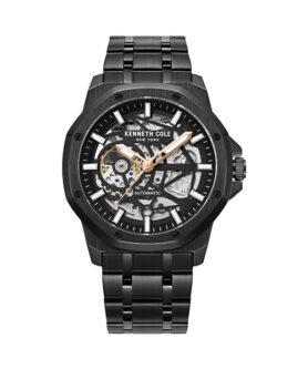 KENNETH COLE AUTOMATIC RIFLE GUN BLACK 45MM