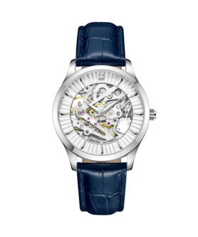 KENNETH COLE AUTOMATIC SKELETON BLUE 34MM