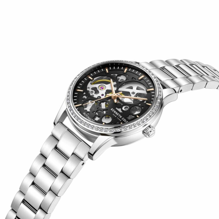 Kenneth cole automatic watch skeleton steel 36mm