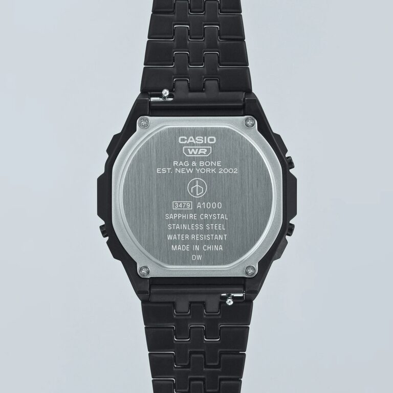 Casio Vintage Rag & Bone Black A1000RCB-1- Official Dealer