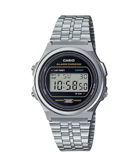 CASIO RETRO VINTAGE BLACK ROUND