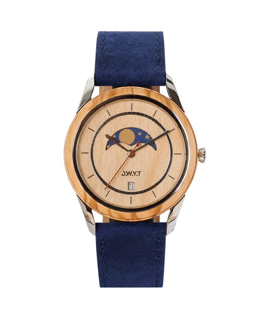 Full Moon Blue Saphir Quartz watches