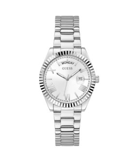GUESS ANALOG STAINLESS STEEL SILVER