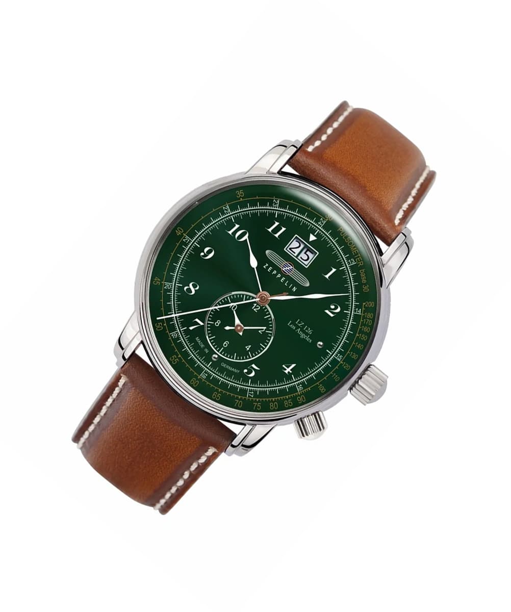 Zeppelin LZ126 Los Angeles Green 8644-4 - Quartz Watch