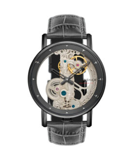 EARNSHAW FOWLER BRIDGE SKELETON AUTOMATIC GREY