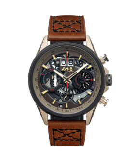 AVI-8 WATCH HAWKER HARRIER II MATADOR BROWN