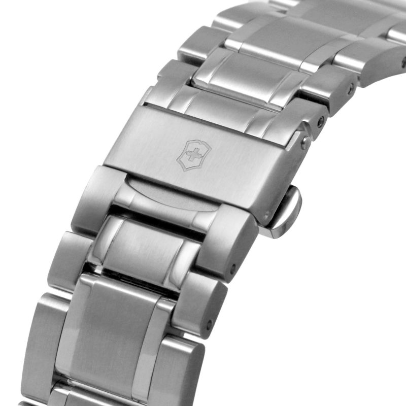 時計 VICTORINOX SWISS ARMY 241751 Victorinox Swiss Army Alliance Quartz Black Dial Steel Men's