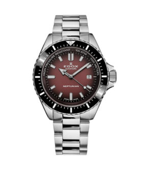 EDOX NEPTUNIAN AUTOMATIC RED 1000M