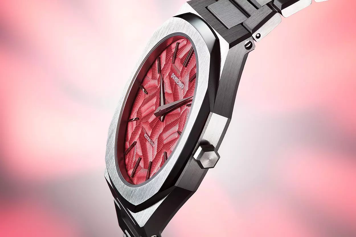 D1 Milano Barn Red Ultra Thin 40mm UTBJ33 - Quartz