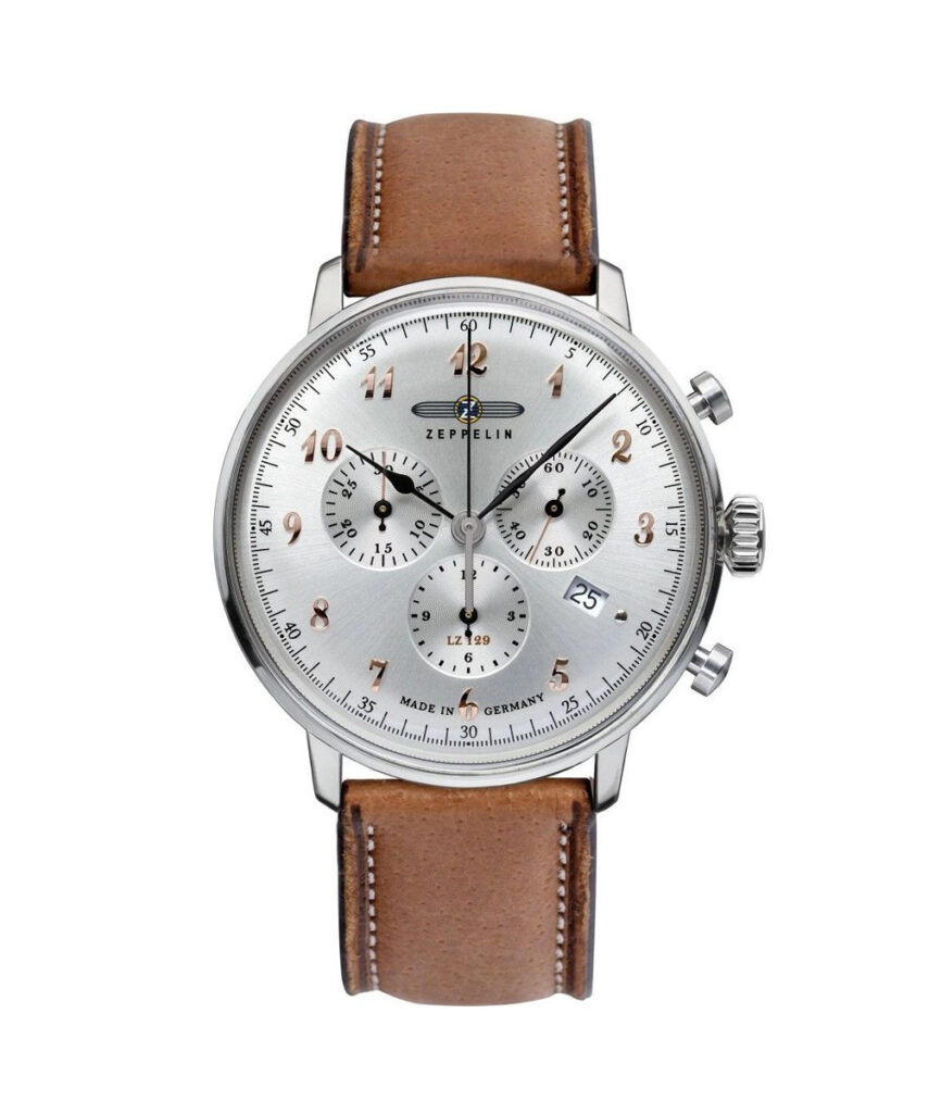 Zeppelin Watch LZ129 Hindenburg Brown Leather 7088-5