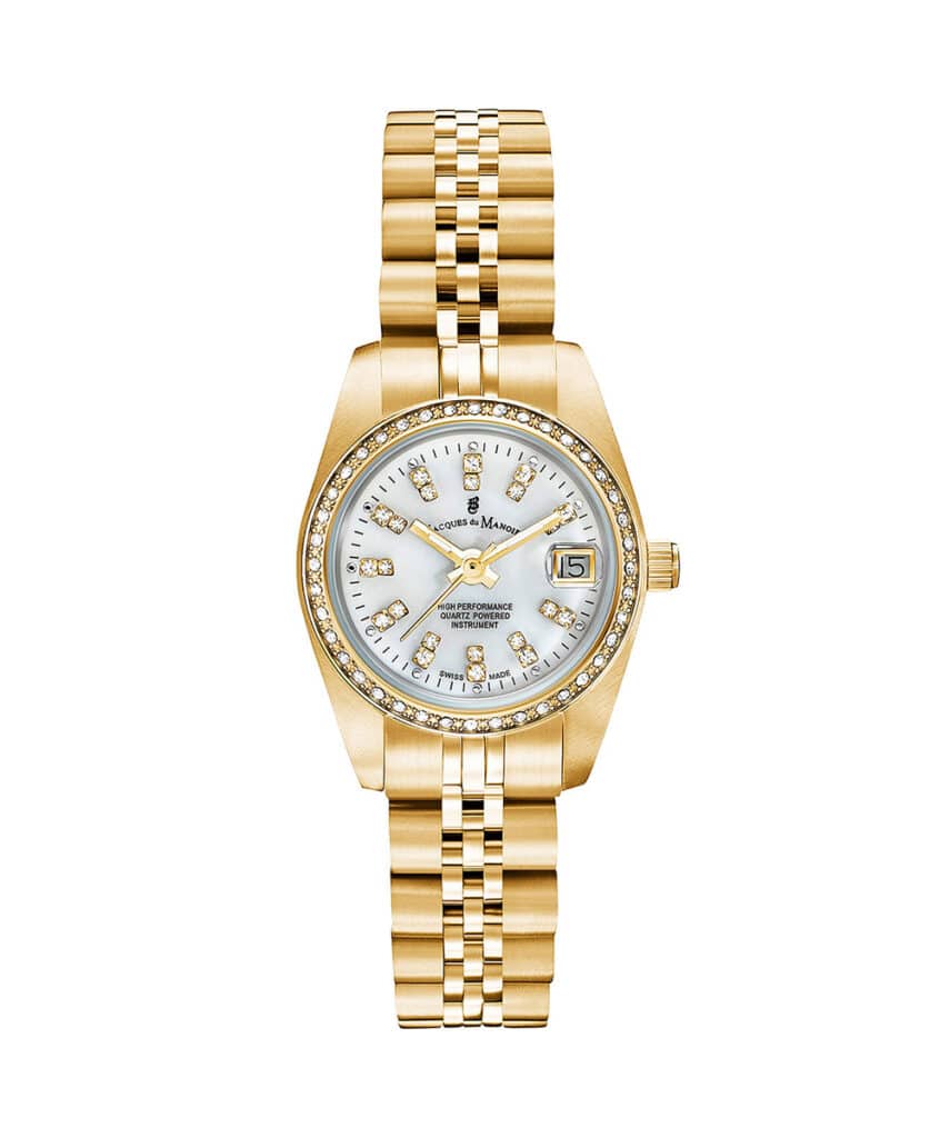 Jacques Du Manoir White Gold Inspiration 26MM NROP-12