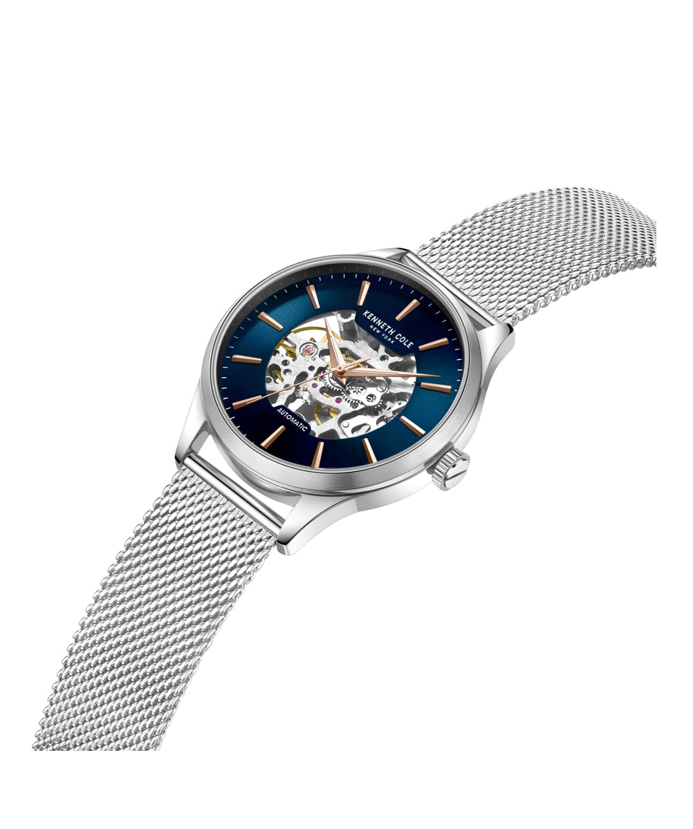 Kenneth Cole Automatic Skeleton Gray Steel KCWGL2216905