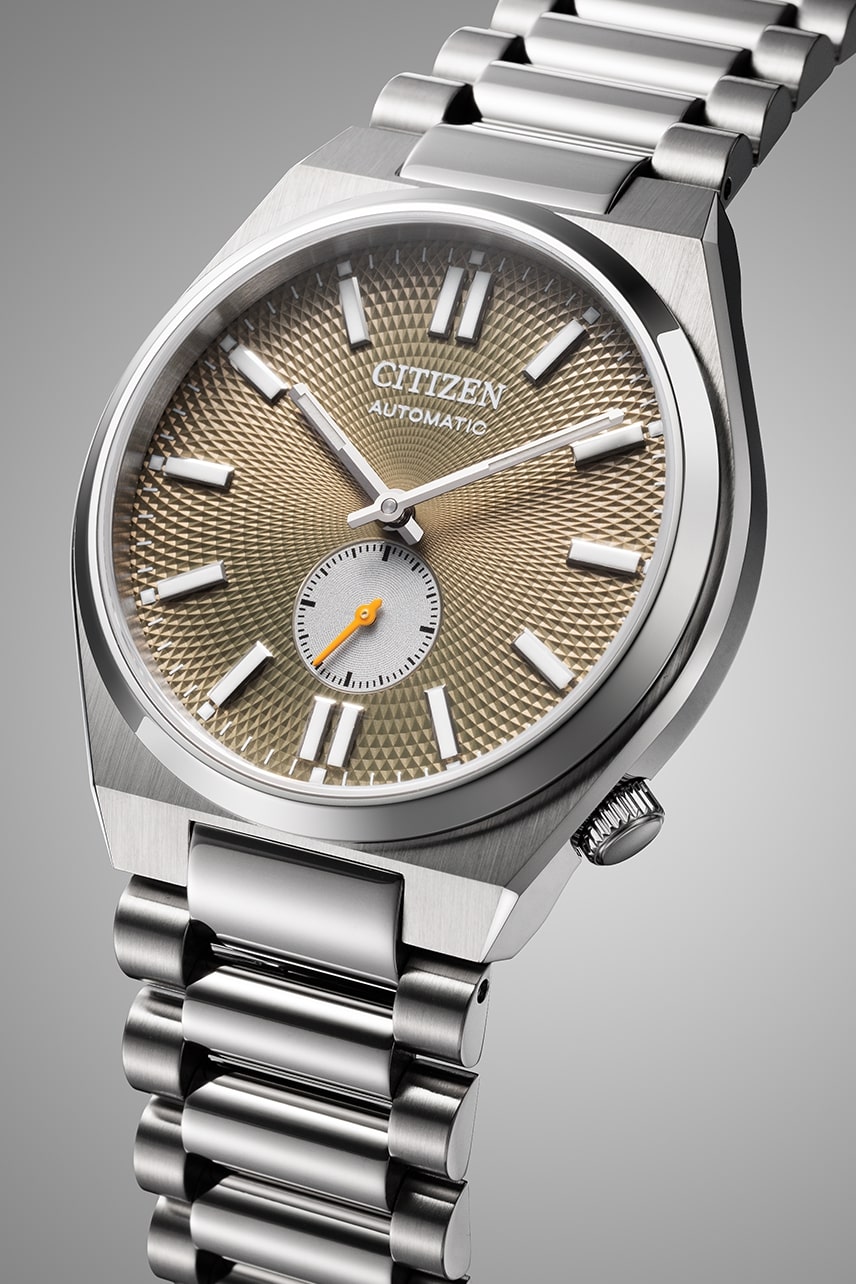 Citizen Watch Tsuyosa Yellow Titanium Small Second Automatic
