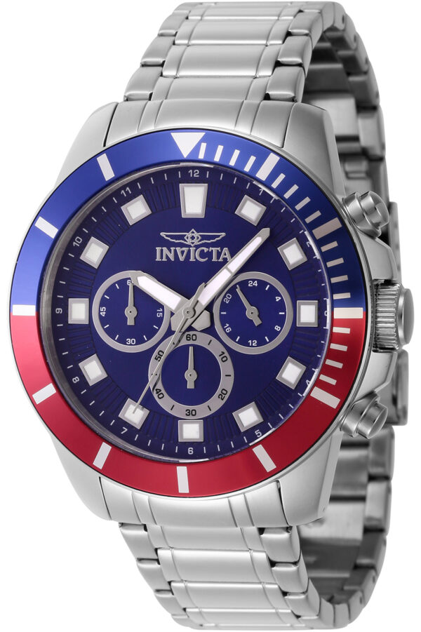 invicta red and blue bezel
