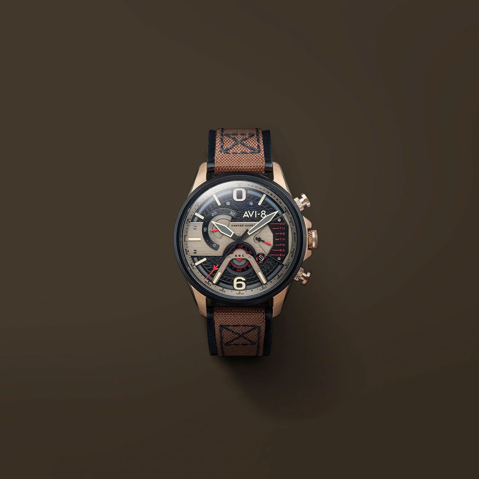 AVI-8 Watch Hawker Harrier II Dual Retrograde Chronograph