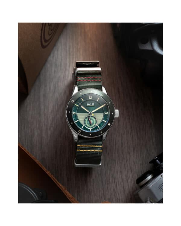AVI-8 Watch Flyboy Airmaster Sector Green AV-4112-02 AVI-8 Watch Flyboy Airmaster Sector Green AV-4112-02